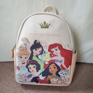 New Loungefly Disney Princess & Friends Chibi Mini Backpack Ariel Cinderella